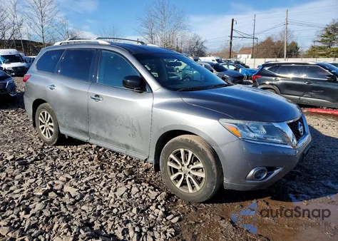 2015 Nissan Pathfinder S from USA, damaged, VIN 5N1AR2MM3FC651175